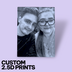Custom Photo Multi-Keepsake – Personalized 3D Mini Print, Fridge Magnet or Keychain