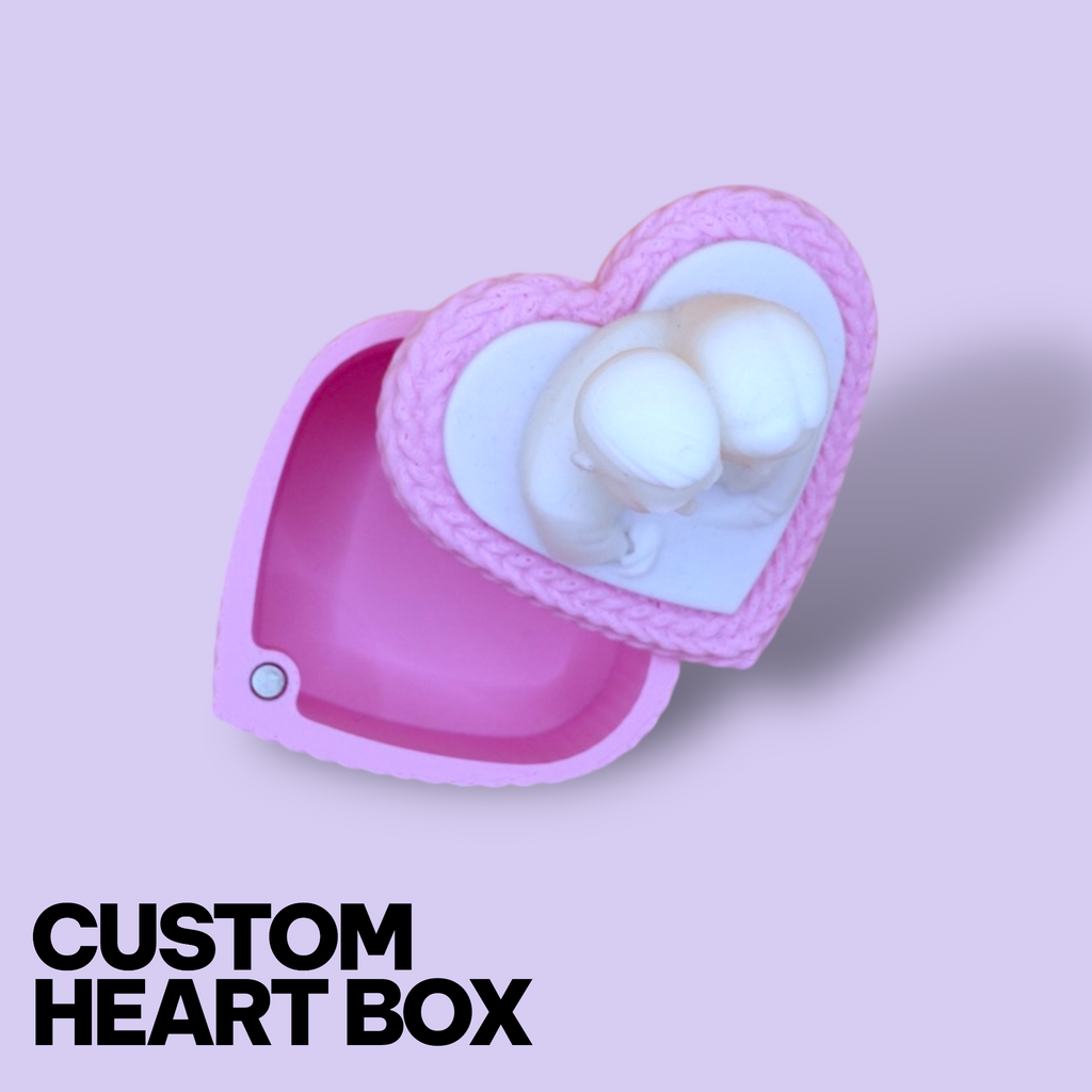 Custom Heart Storage Box – Personalized 3D Photo Keepsake & Jewellery Gift Box