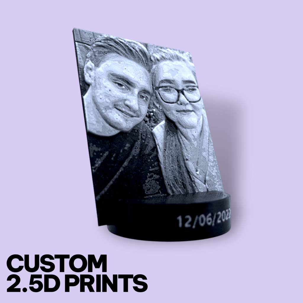 Custom Photo Multi-Keepsake – Personalized 3D Mini Print, Fridge Magnet or Keychain