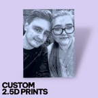 Custom Photo Multi-Keepsake – Personalized 3D Mini Print, Fridge Magnet or Keychain