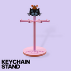 Modular Keychain & Jewellery Display Stand – 3D Printed 8-Hook Desk Organizer Tree