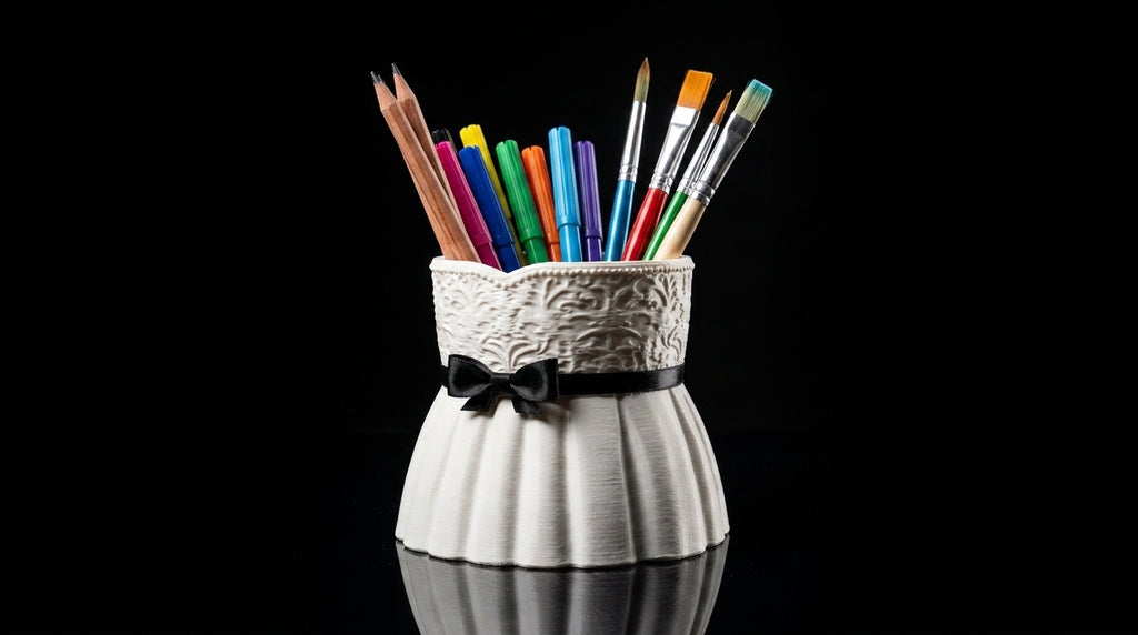 Wedding Dress Storage Pot | Bridal Décor Gift | Customisable Ribbon Colour
