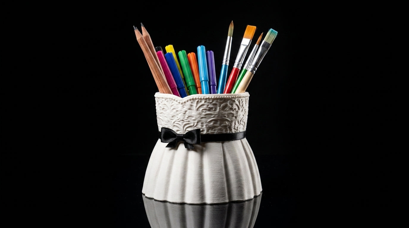 Wedding Dress Storage Pot | Bridal Décor Gift | Customisable Ribbon Colour