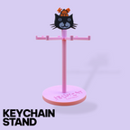 Modular Keychain & Jewellery Display Stand – 3D Printed 8-Hook Desk Organizer Tree