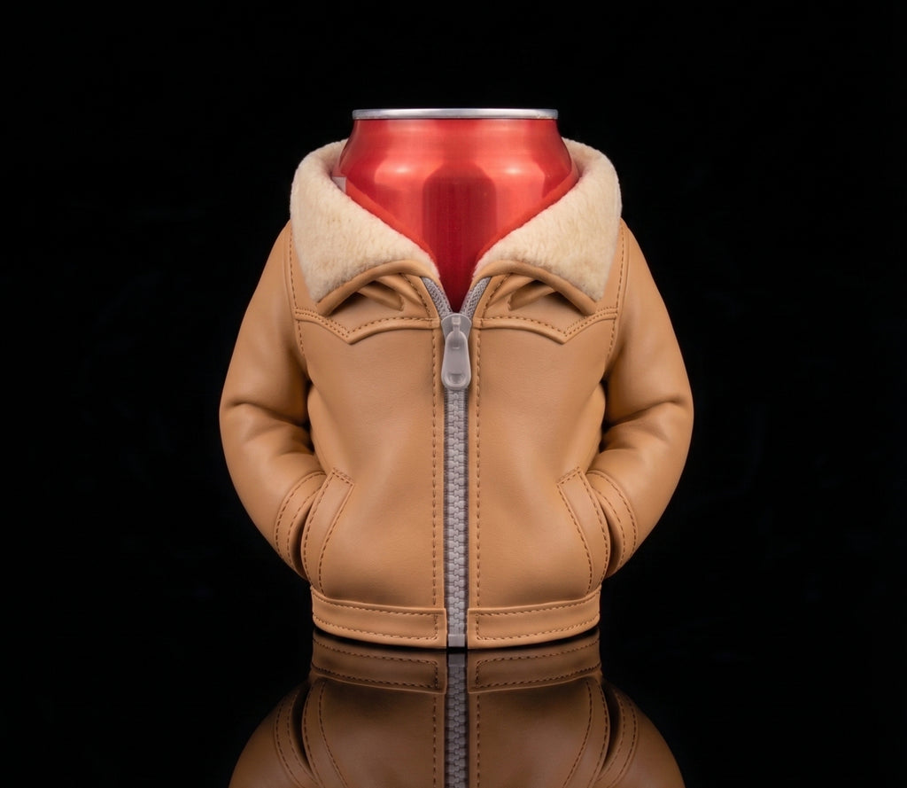 3D Printed Jacket Storage Pots – Quirky Desk Organizer & Novelty Can Holder