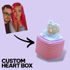 Custom Heart Storage Box – Personalized 3D Photo Keepsake & Jewellery Gift Box