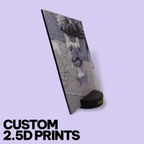 Custom Pet Photo "Paw-Trait" – Personalized 3D Textured Art Print & Display Stand