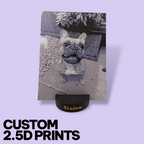 Custom Pet Photo "Paw-Trait" – Personalized 3D Textured Art Print & Display Stand