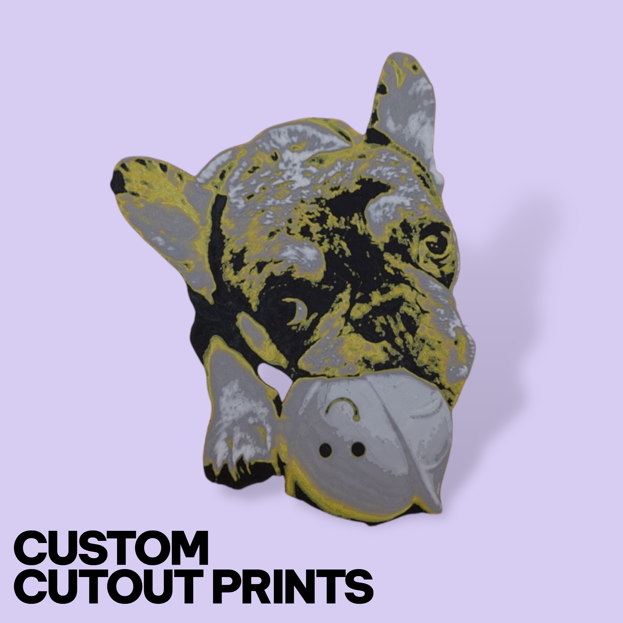 Custom Pet Photo Cutout – Personalized 3D Portrait & Fridge Magnet (Realistic or Cartoon)