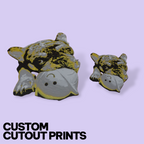 Custom Pet Photo Cutout – Personalized 3D Portrait & Fridge Magnet (Realistic or Cartoon)