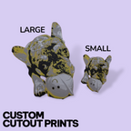 Custom Pet Photo Cutout – Personalized 3D Portrait & Fridge Magnet (Realistic or Cartoon)