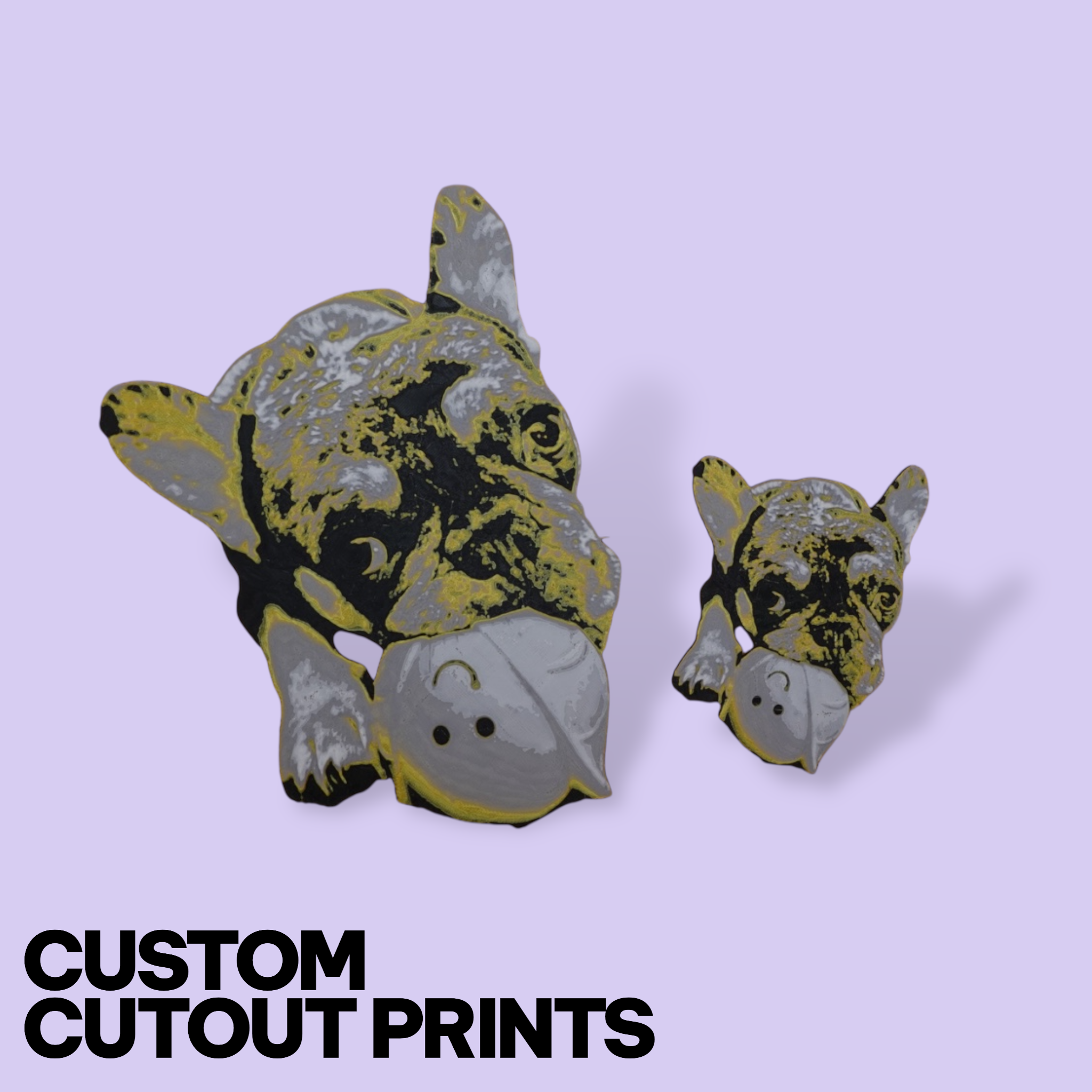 Custom Pet Photo Cutout – Personalized 3D Portrait & Fridge Magnet (Realistic or Cartoon)