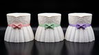 Wedding Dress Storage Pot | Bridal Décor Gift | Customisable Ribbon Colour