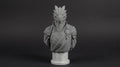 Dragonborn Bust 110mm | Unpainted 3D Printed Fantasy Miniature | Hobby Painting Display Piece | Standard or Themed Plinth