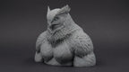 Owlbear Bust 110mm | Unpainted 3D Printed Fantasy Miniature | Hobby Painting Display Piece | Standard or Themed Plinth
