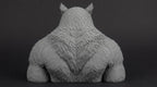 Owlbear Bust 110mm | Unpainted 3D Printed Fantasy Miniature | Hobby Painting Display Piece | Standard or Themed Plinth