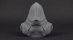 Necromancer Bust 110mm | Unpainted 3D Printed Fantasy Miniature | Hobby Painting Display Piece | Standard or Themed Plinth