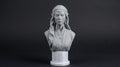 Elven Sorceress Bust 110mm | Unpainted 3D Printed Fantasy Miniature | Hobby Painting Display Piece | Standard or Themed Plinth