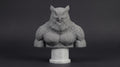 Owlbear Bust 110mm | Unpainted 3D Printed Fantasy Miniature | Hobby Painting Display Piece | Standard or Themed Plinth