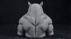Female Owlbear Bust 110mm | Unpainted 3D Printed Fantasy Miniature | Hobby Painting Display Piece | Standard or Themed Plinth