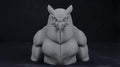 Female Owlbear Bust 110mm | Unpainted 3D Printed Fantasy Miniature | Hobby Painting Display Piece | Standard or Themed Plinth